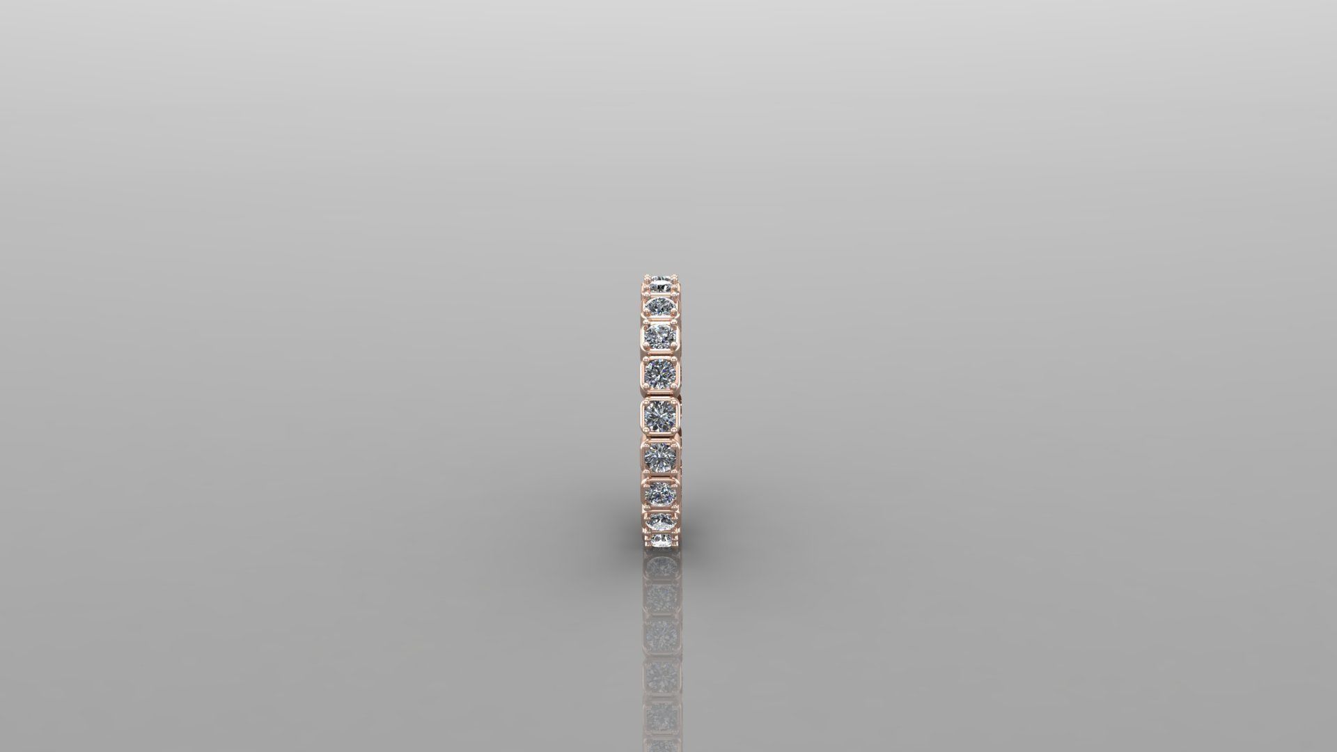 Solitaire Ring SR7 Version 1 3D model_2