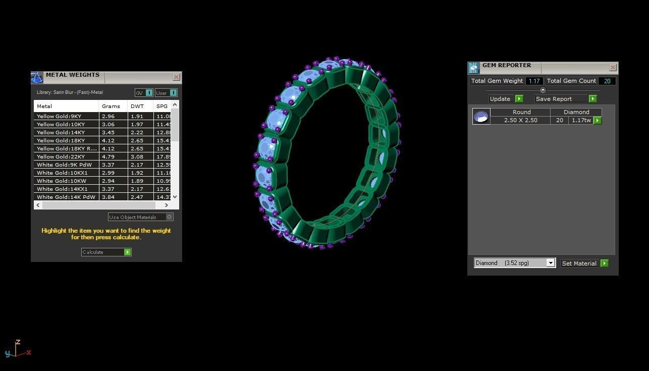 Solitaire Ring SR7 Version 1 3D model_6