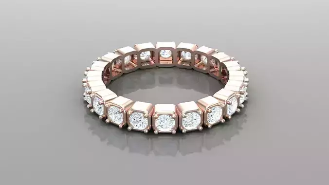 Solitaire Ring SR7 Version 1 3D model Solitaire Ring SR7 Version 1 3D model