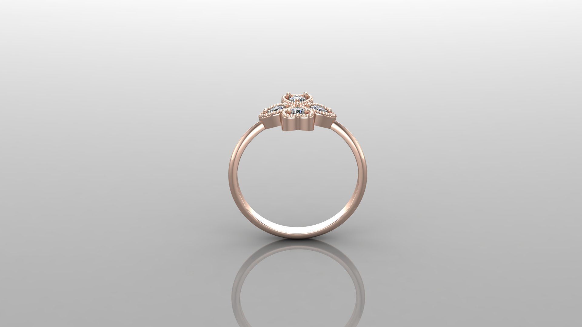 Solitaire Ring SR69 Version 1 3D model_3