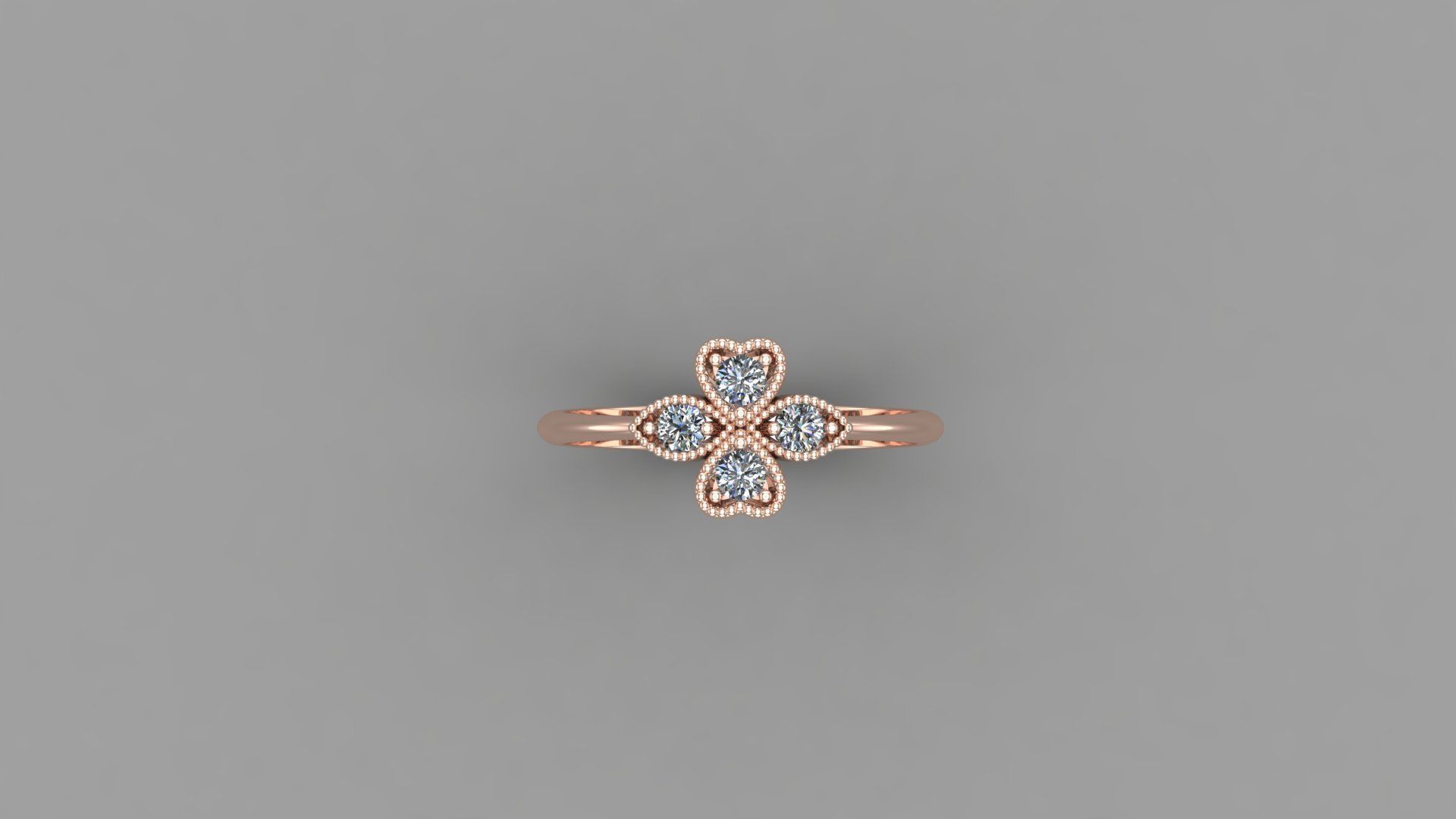 Solitaire Ring SR69 Version 1 3D model_4