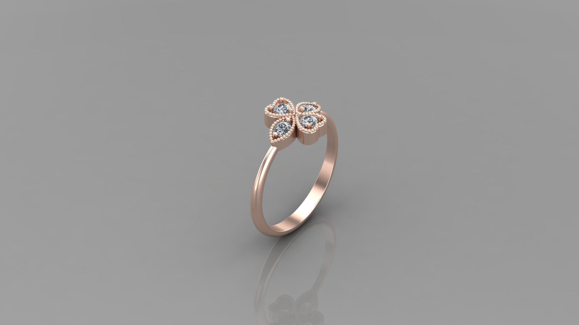 Solitaire Ring SR69 Version 1 3D model_1