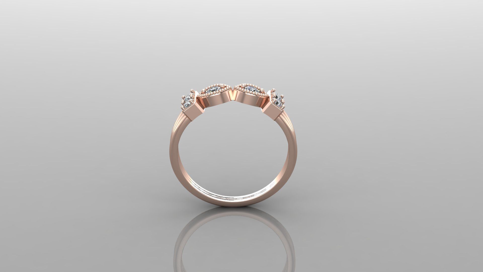 Solitaire Ring SR67 Version 1 3D model_3