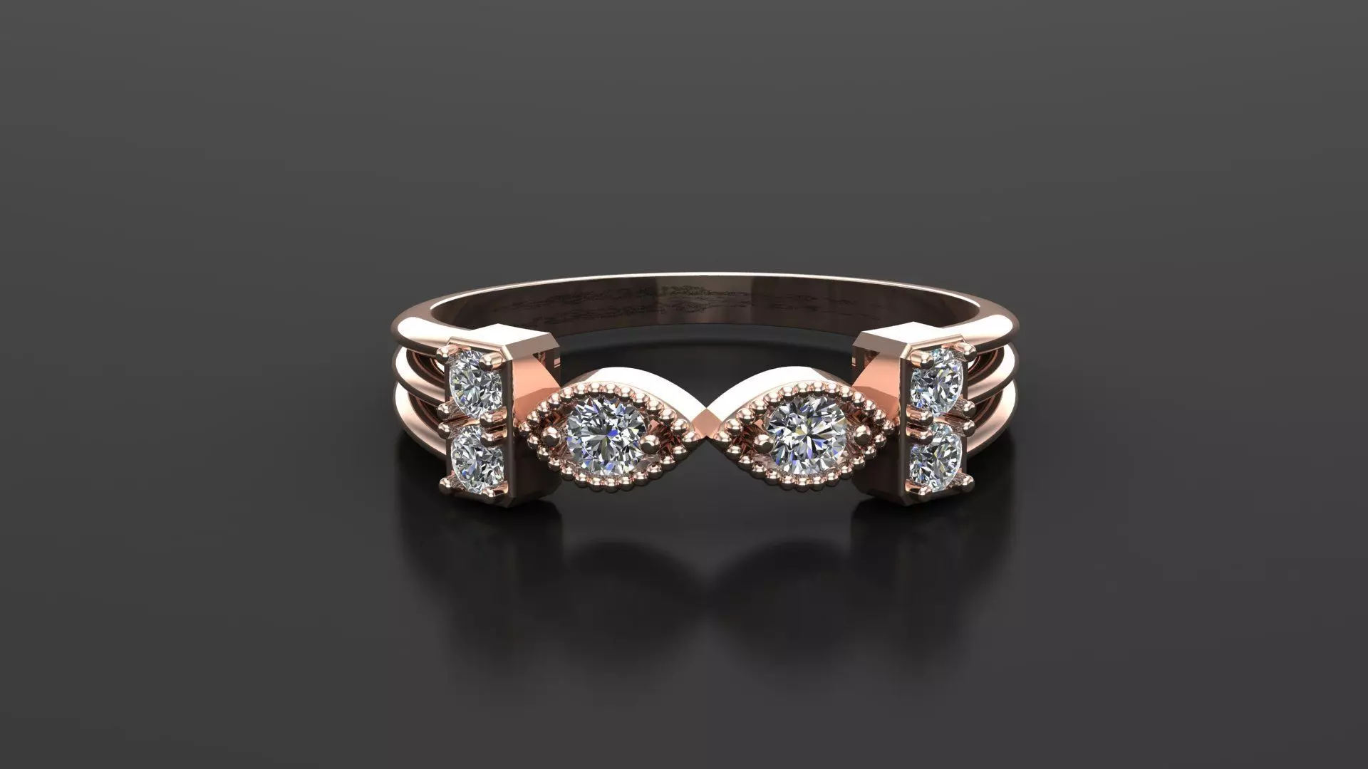 Solitaire Ring SR67 Version 1 3D model_0