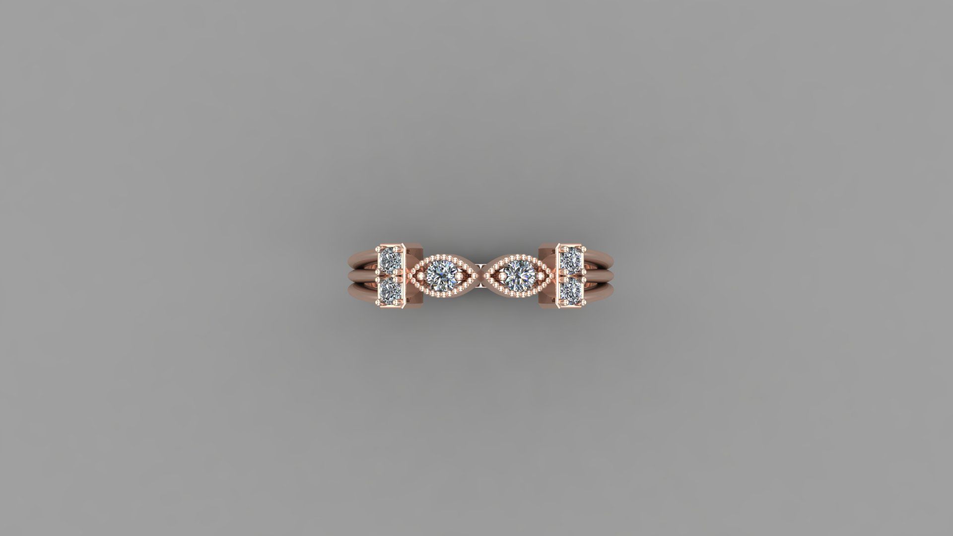 Solitaire Ring SR67 Version 1 3D model_4