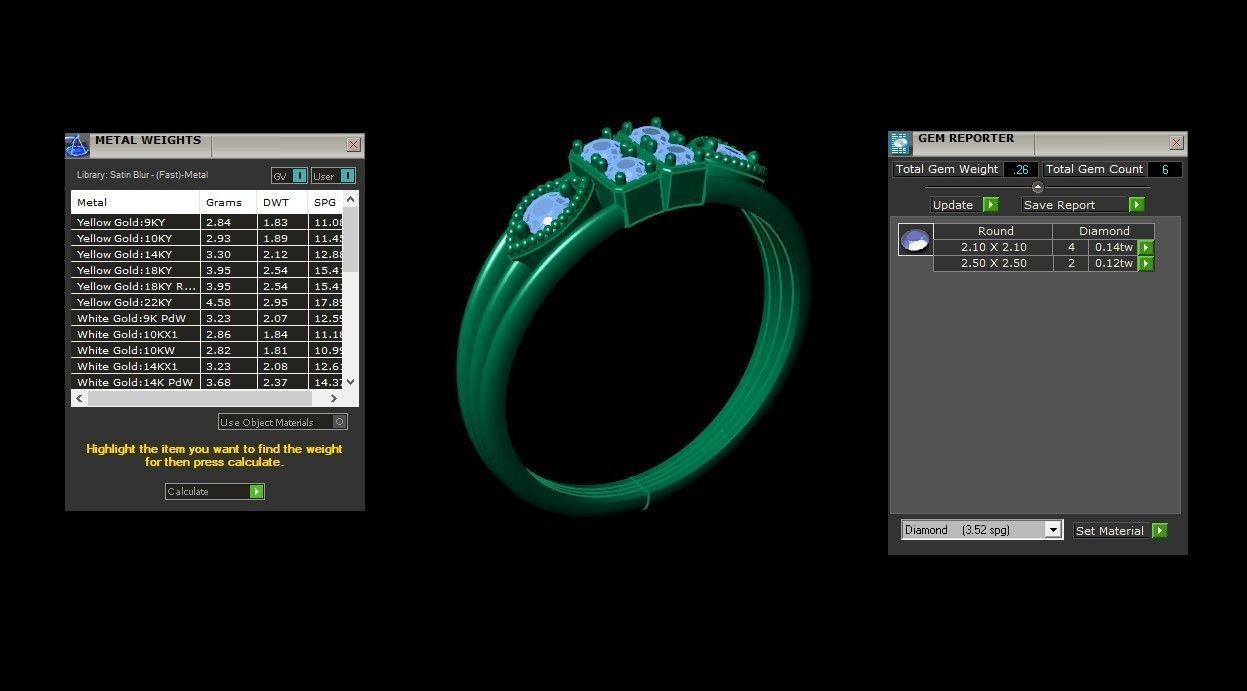 Solitaire Ring SR66 Version 1 3D model_6