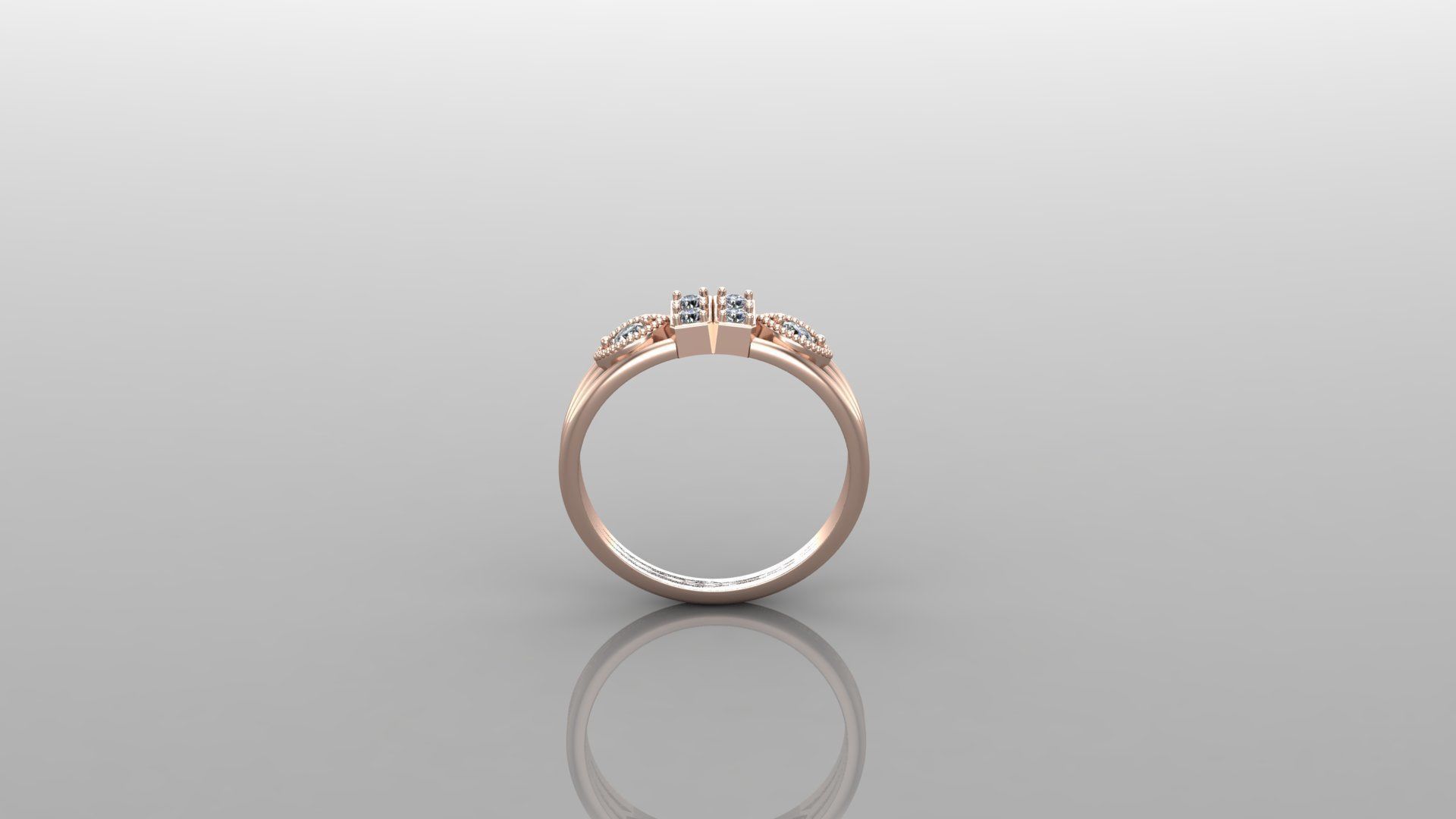 Solitaire Ring SR66 Version 1 3D model_3