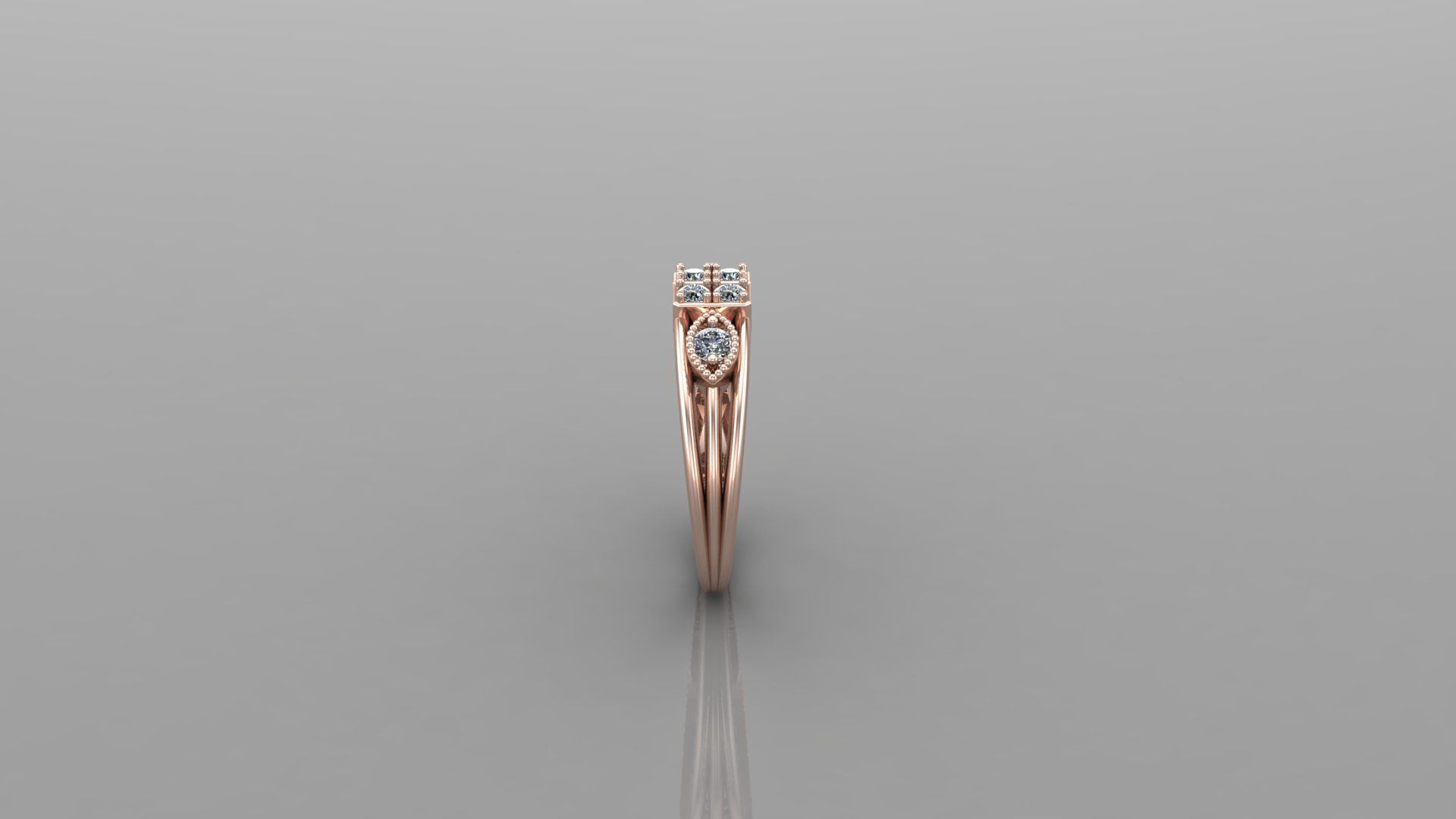 Solitaire Ring SR66 Version 1 3D model_2