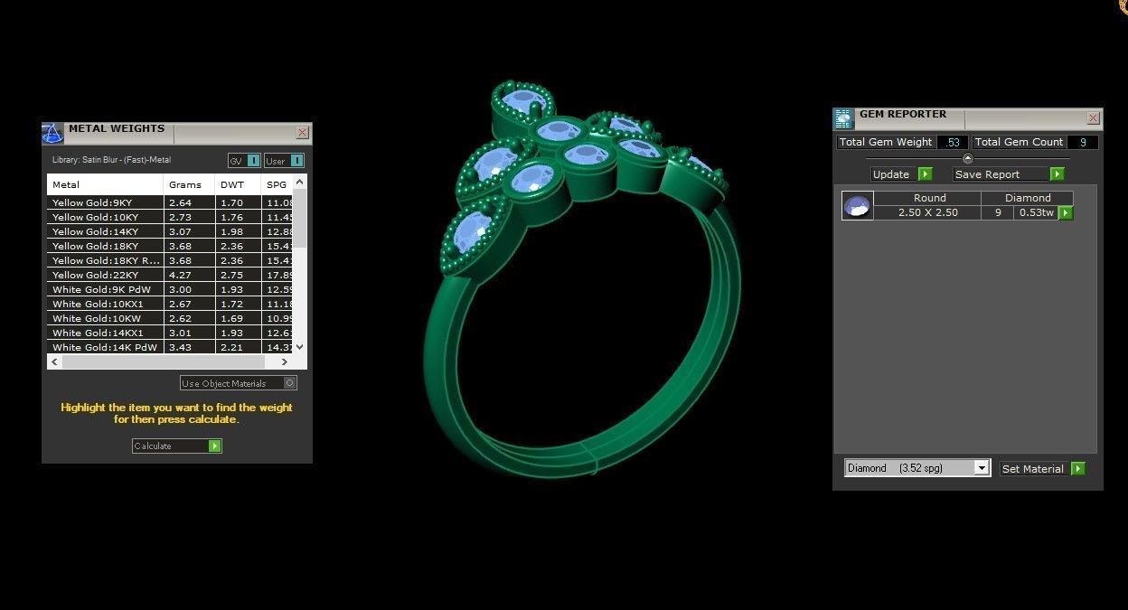 Solitaire Ring SR64 Version 1 3D model_6