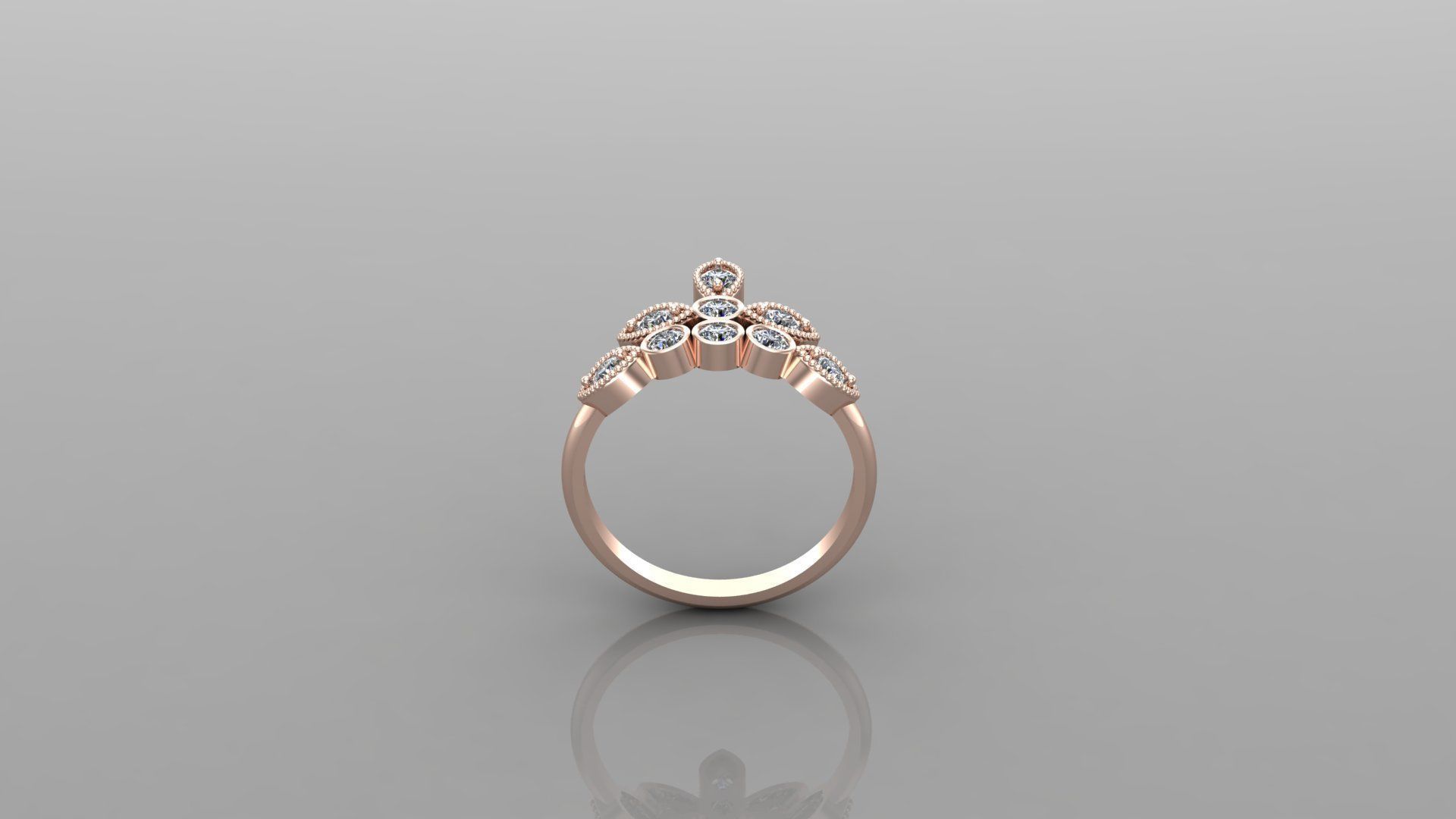 Solitaire Ring SR64 Version 1 3D model_3