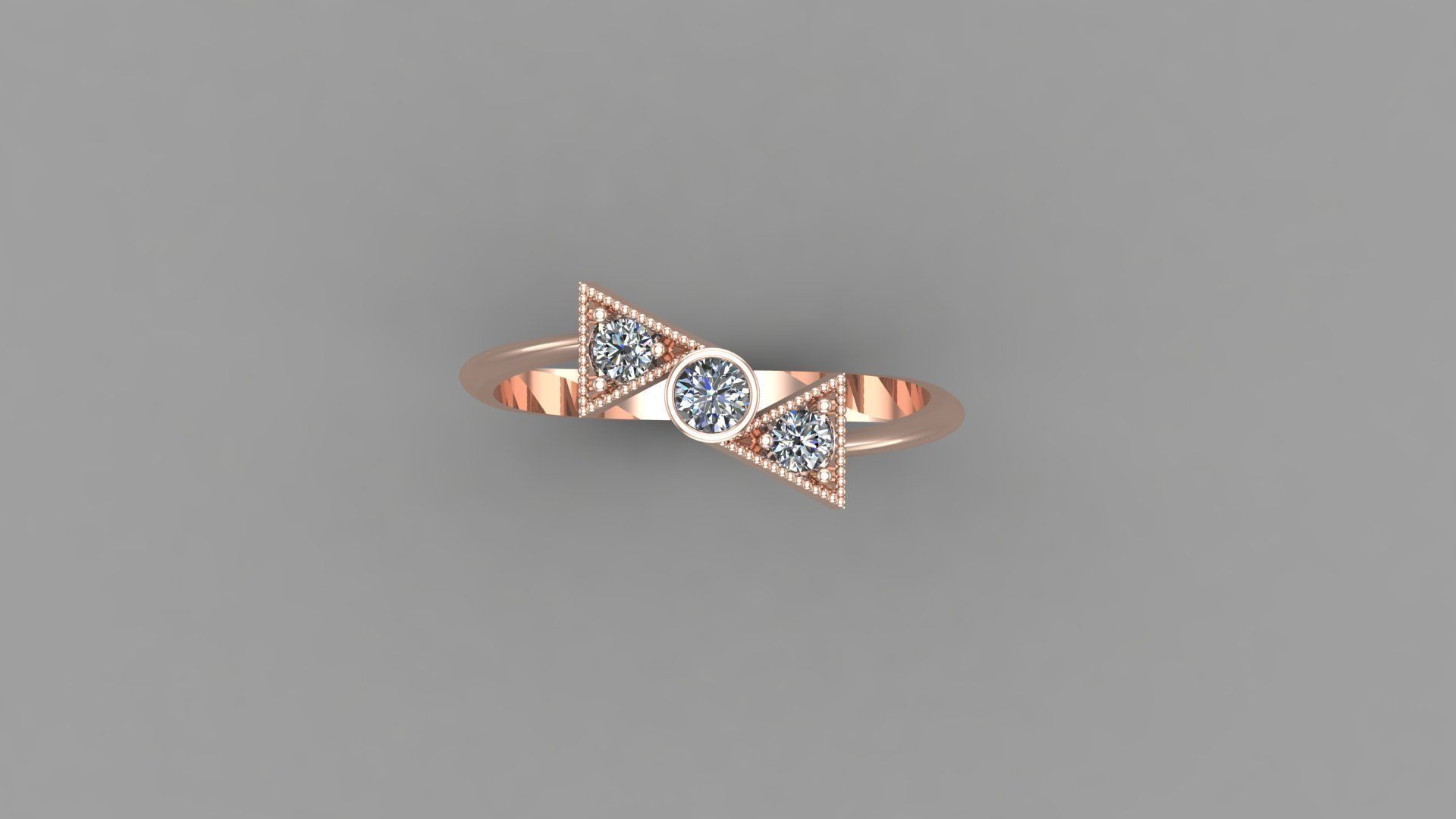 Solitaire Ring Version 1 SR44 3D model_5