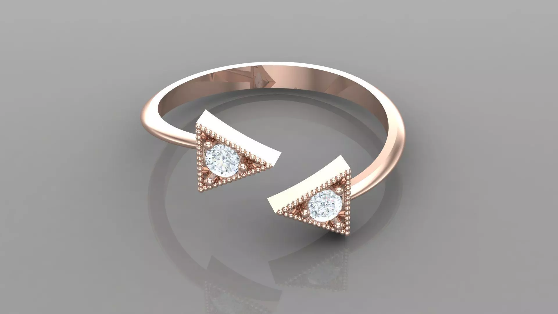 Solitaire Ring Version 1 SR43 3D model_0