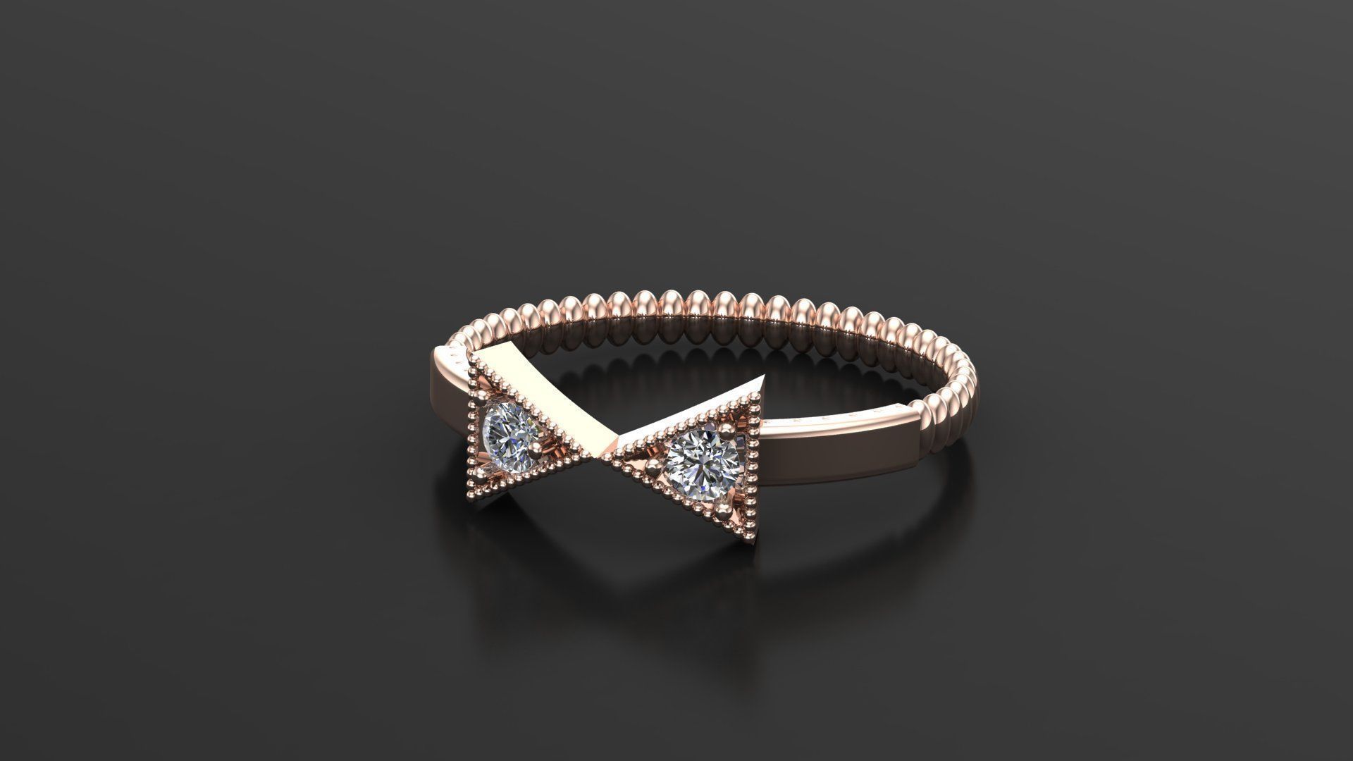 Solitaire Ring Version 1 SR41 3D model_1