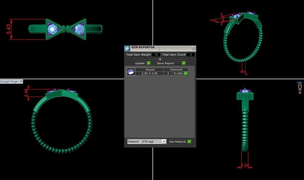Solitaire Ring Version 1 SR41 3D model_6