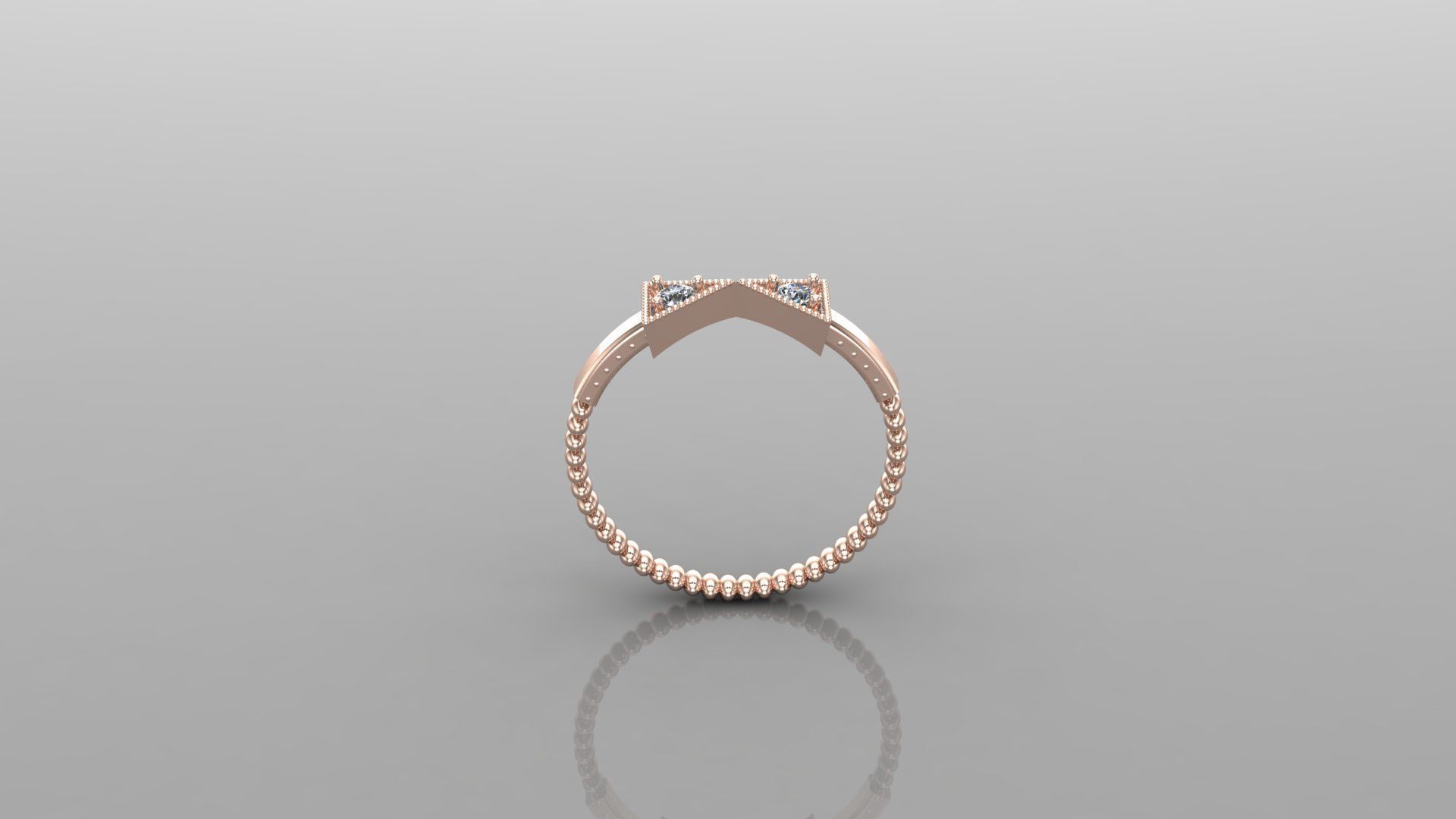 Solitaire Ring Version 1 SR41 3D model_4