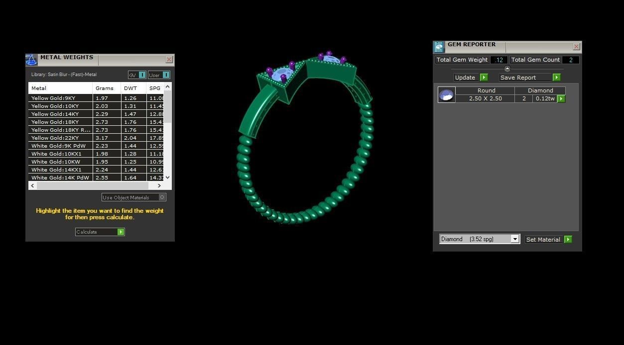 Solitaire Ring Version 1 SR41 3D model_7