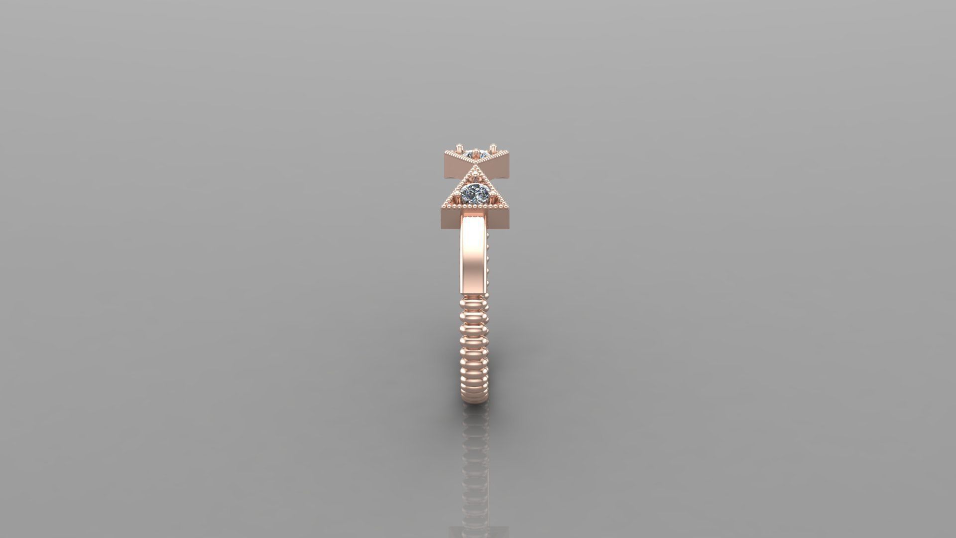 Solitaire Ring Version 1 SR41 3D model_3