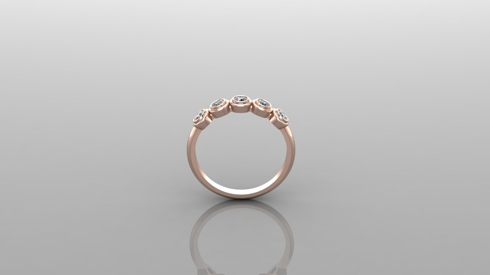 Solitaire Ring Version 1 SR4 3D model_3