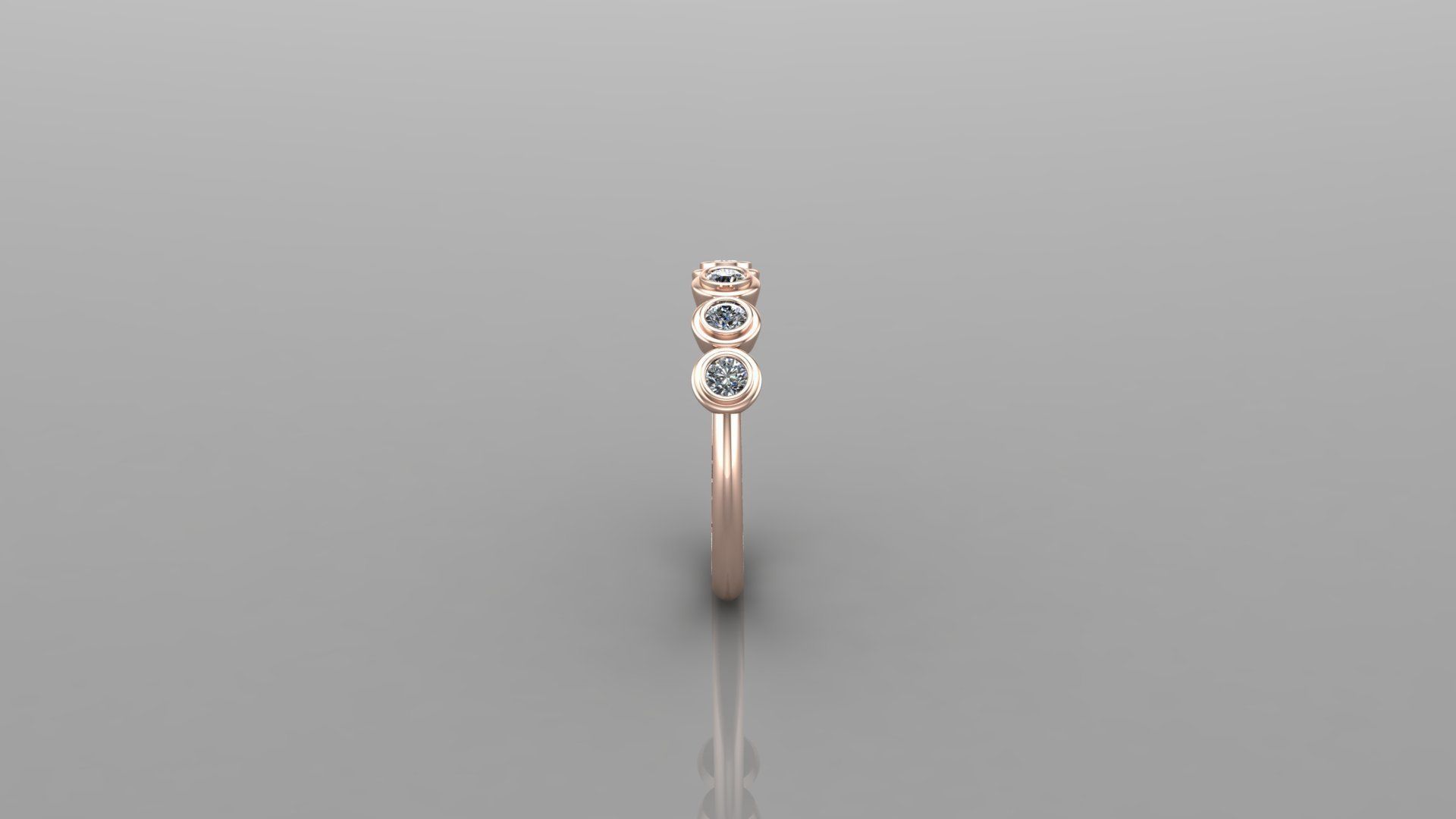 Solitaire Ring Version 1 SR4 3D model_2