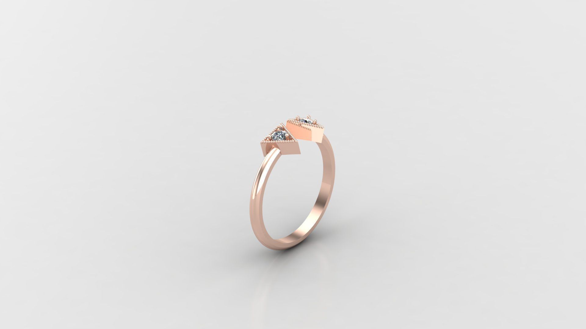 Solitaire Ring Version 1 SR36 3D model_2