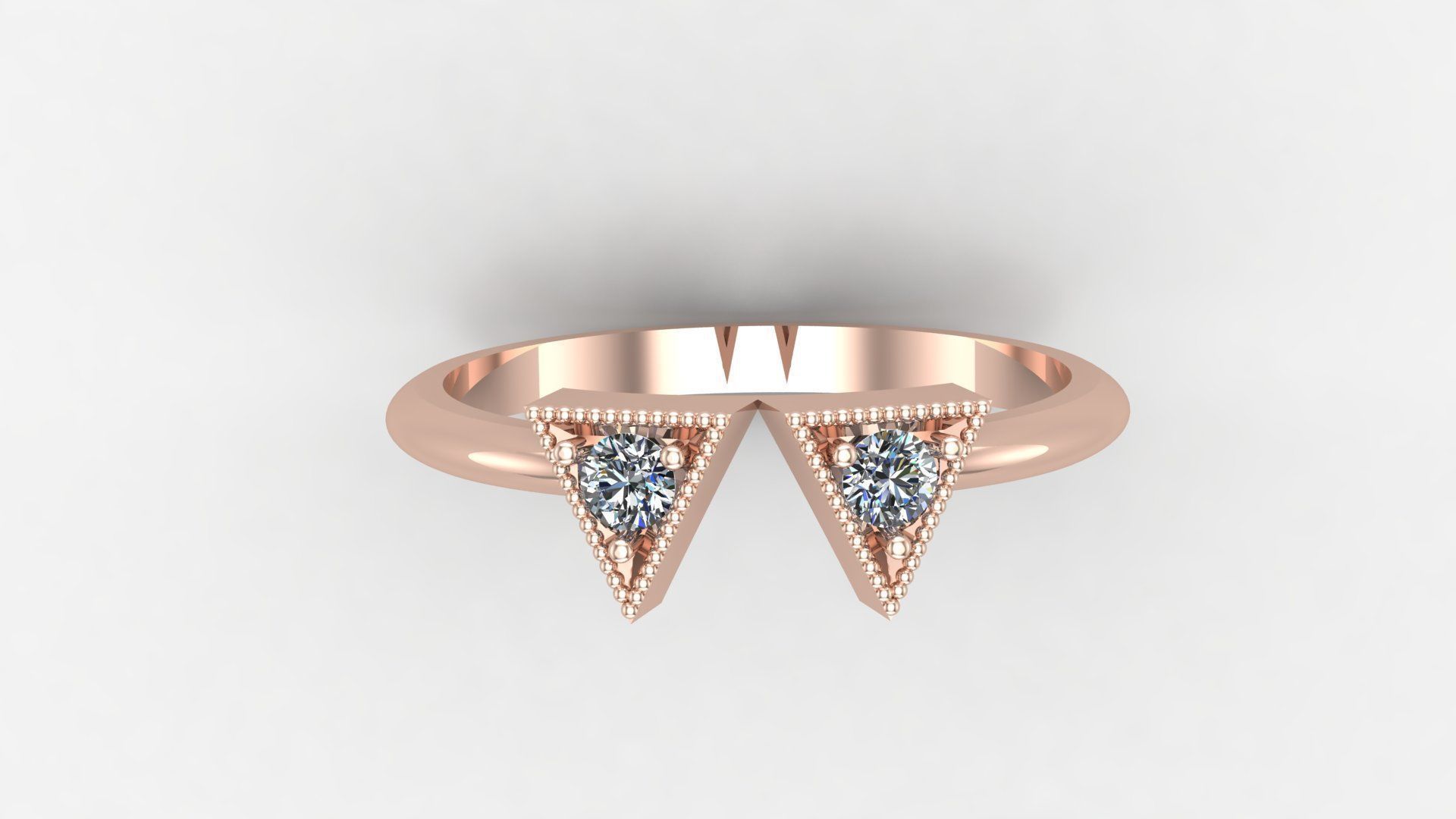 Solitaire Ring Version 1 SR36 3D model_1