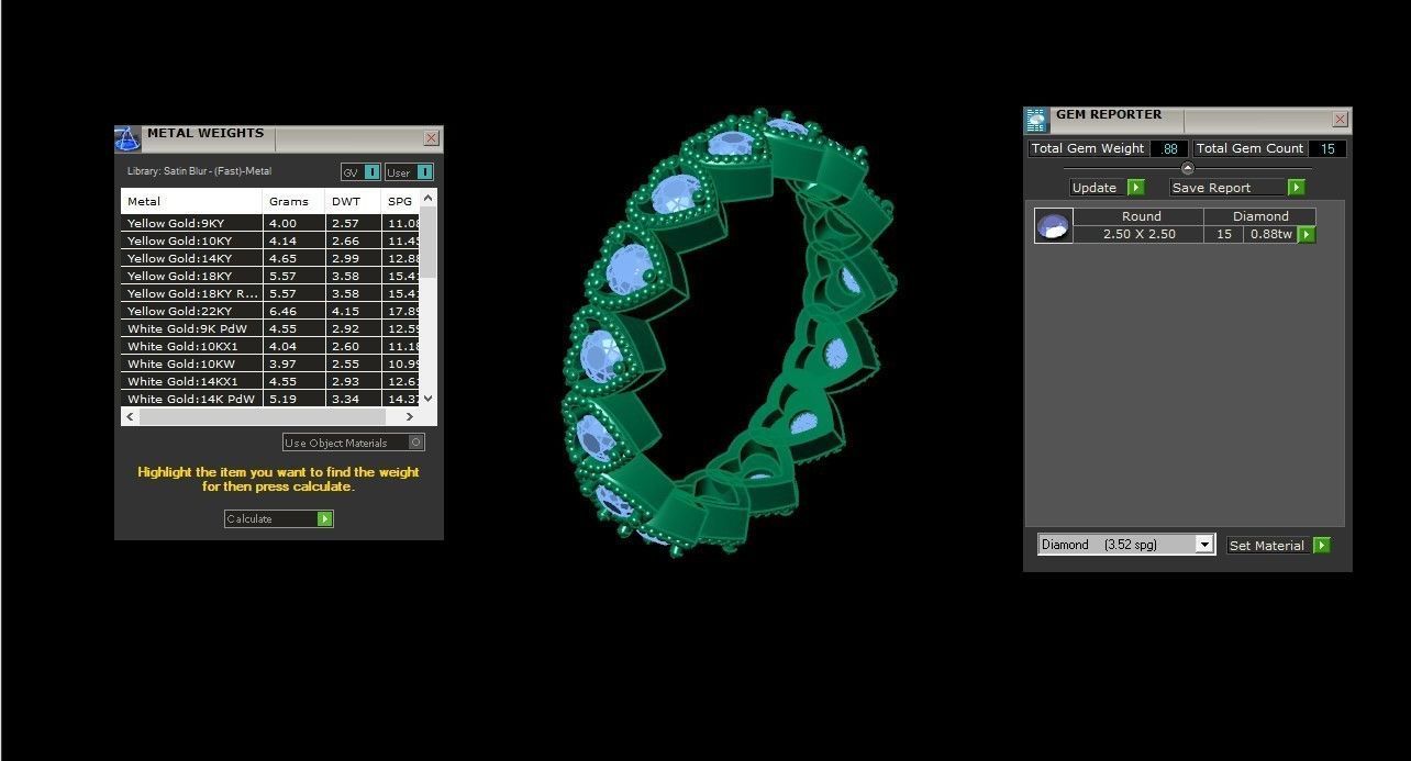 Solitaire Ring Version 1 SR33 3D model_6