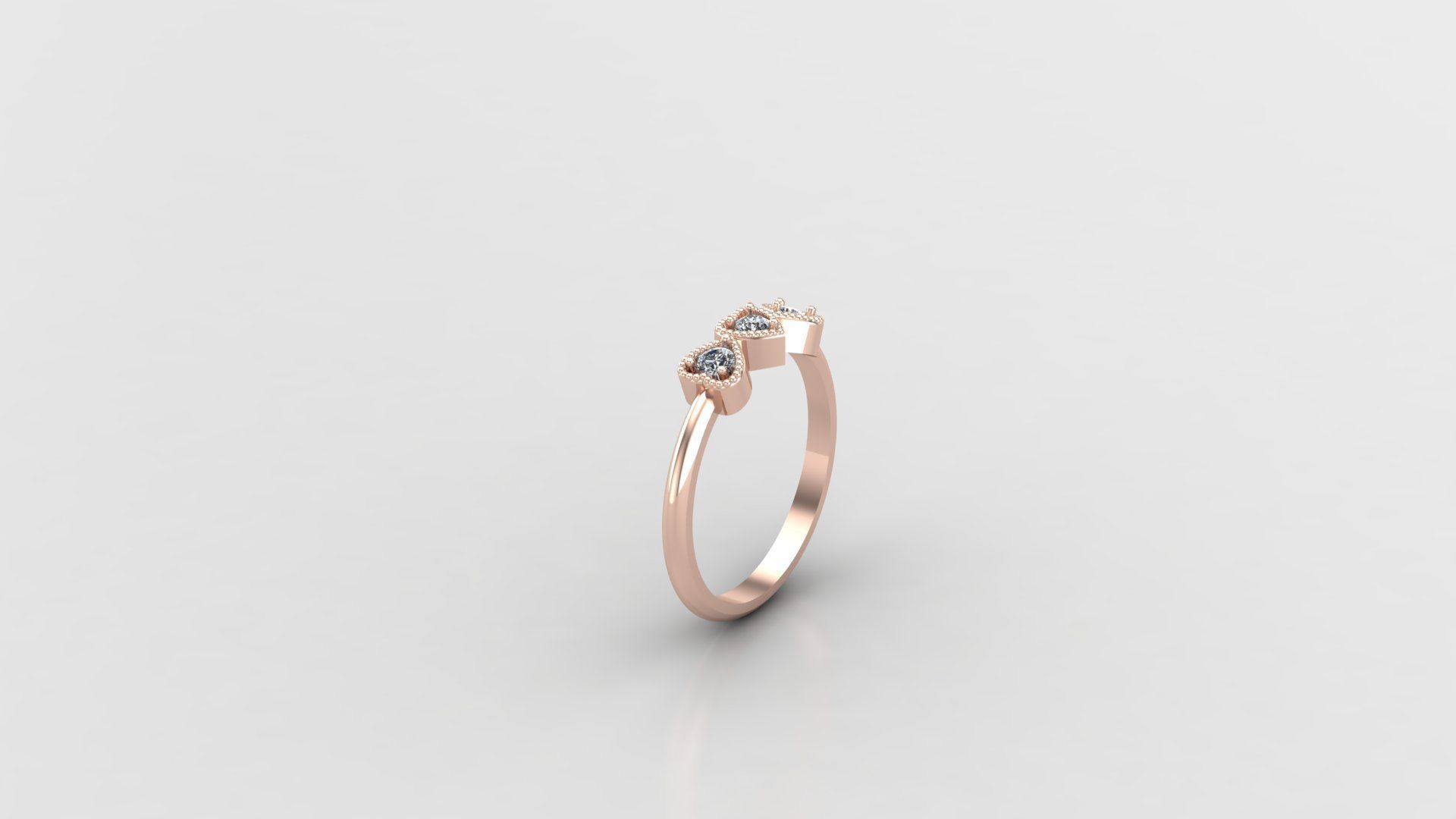 Solitaire Ring Version 1 SR30 3D model_1