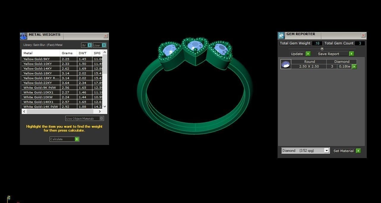 Solitaire Ring Version 1 SR30 3D model_6