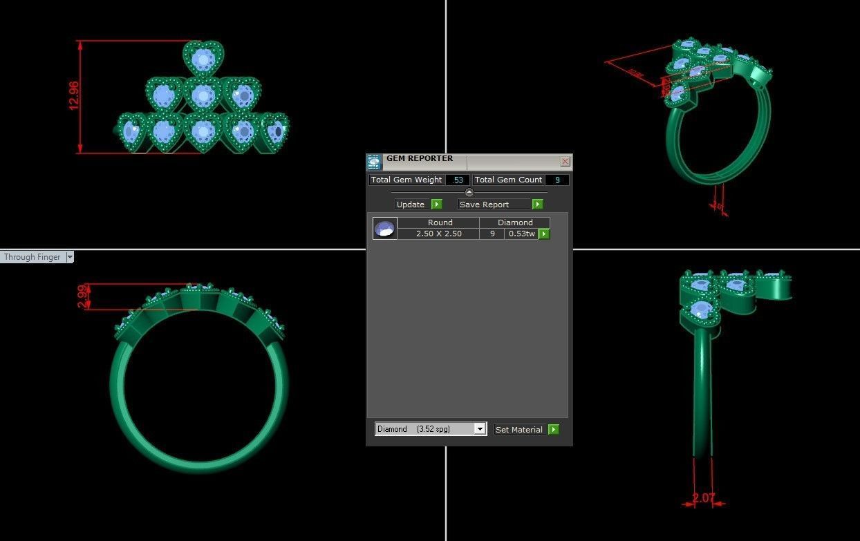 Solitaire Ring Version 1 SR26 3D model_5