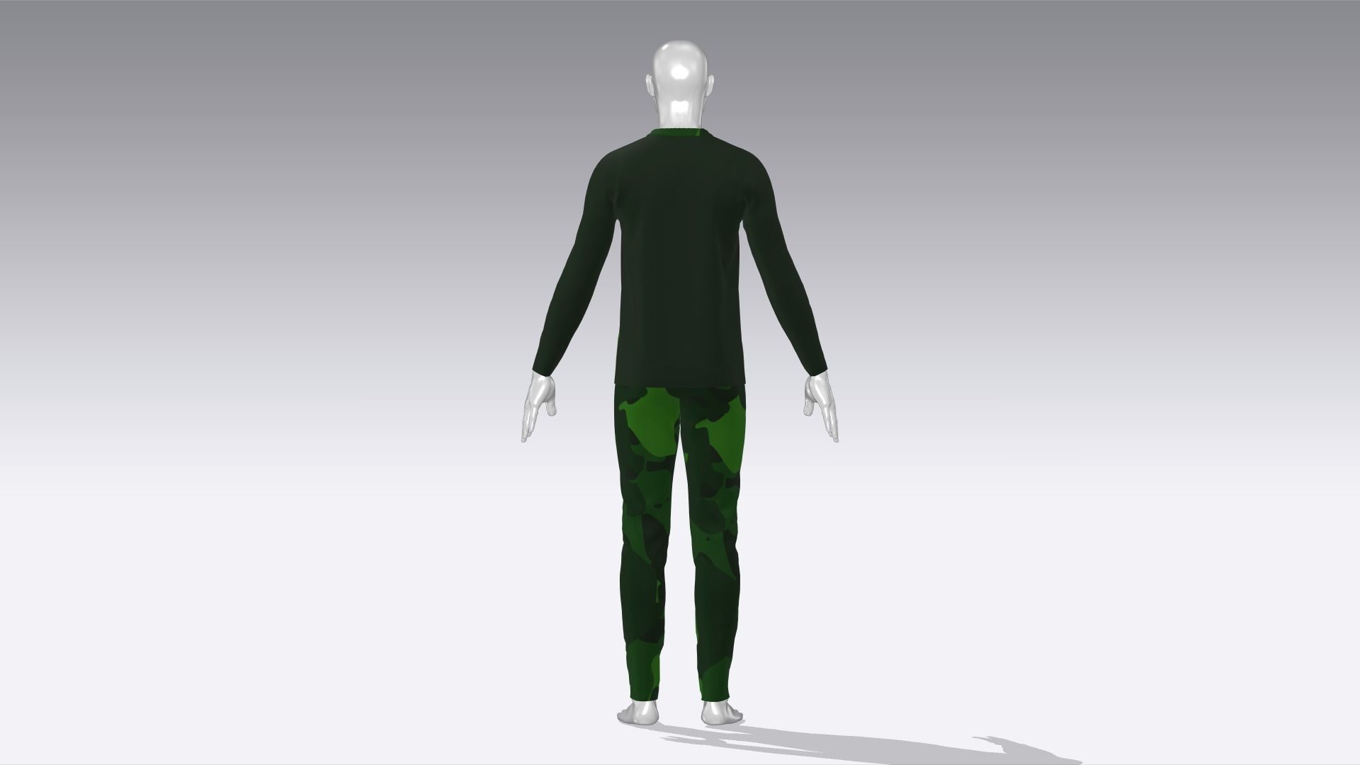 Soldier Uniform  Low-poly 3D model_6