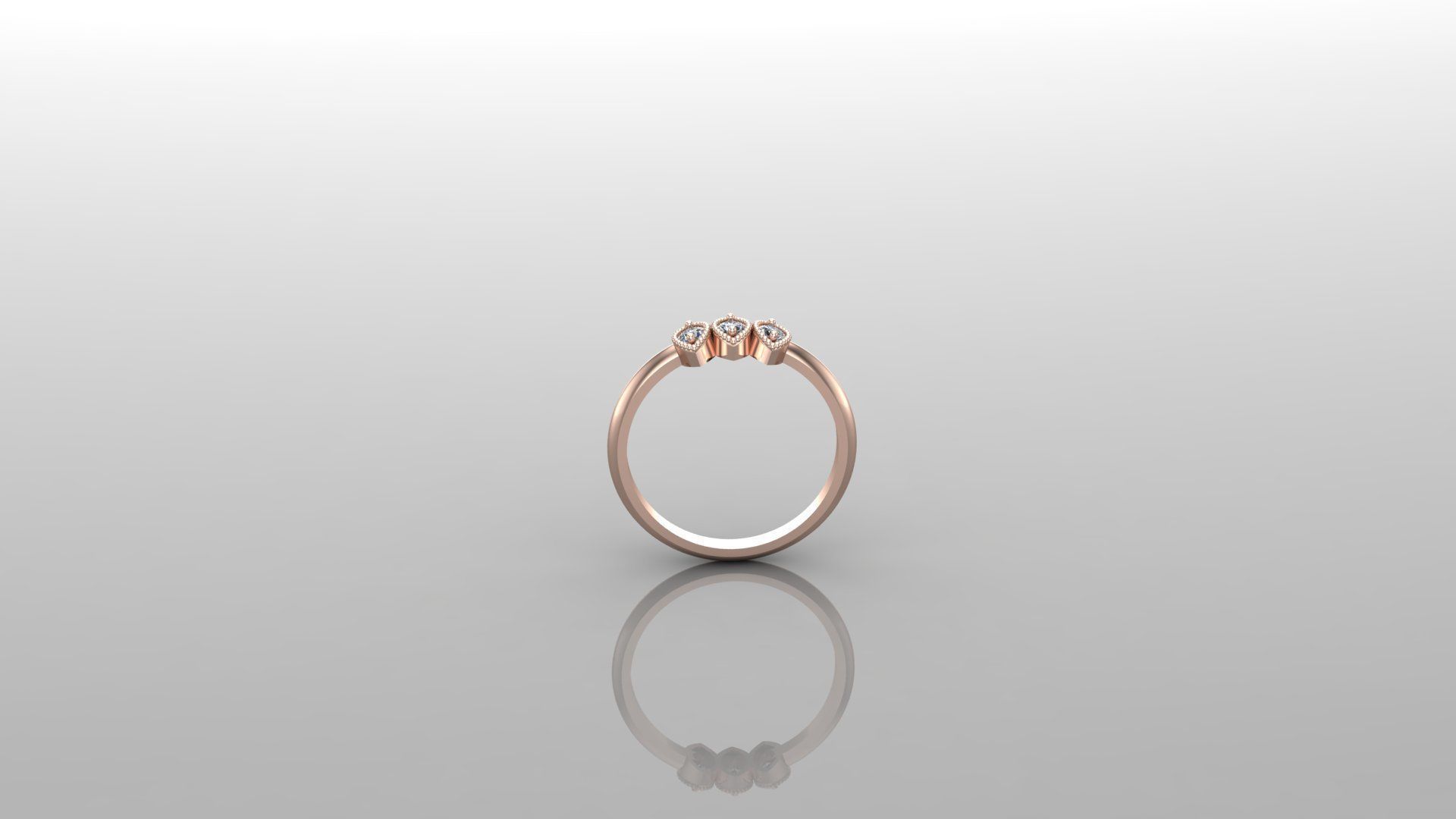 Solitaire Ring Version 1 SR18 3D model_3