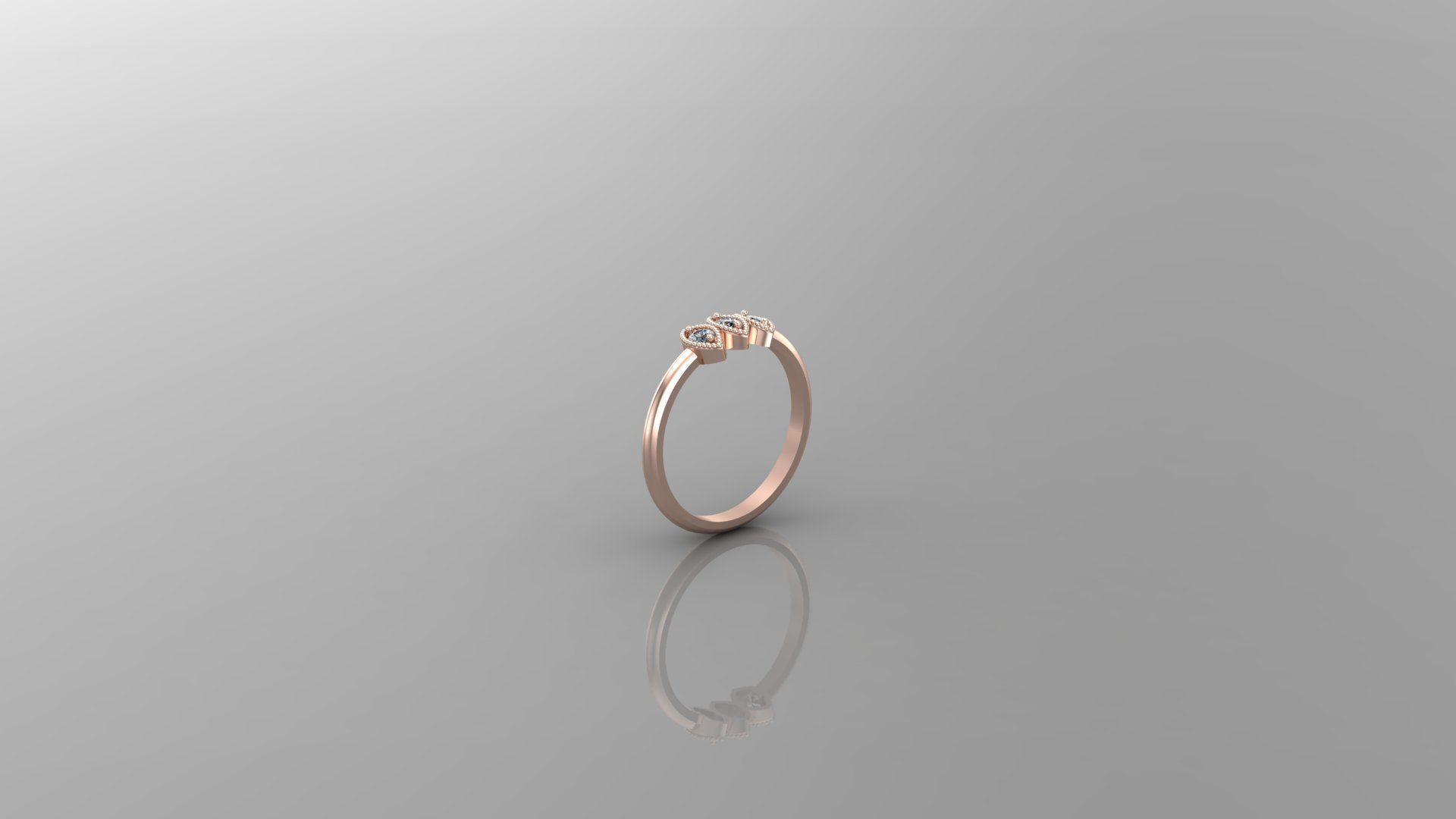 Solitaire Ring Version 1 SR18 3D model_1