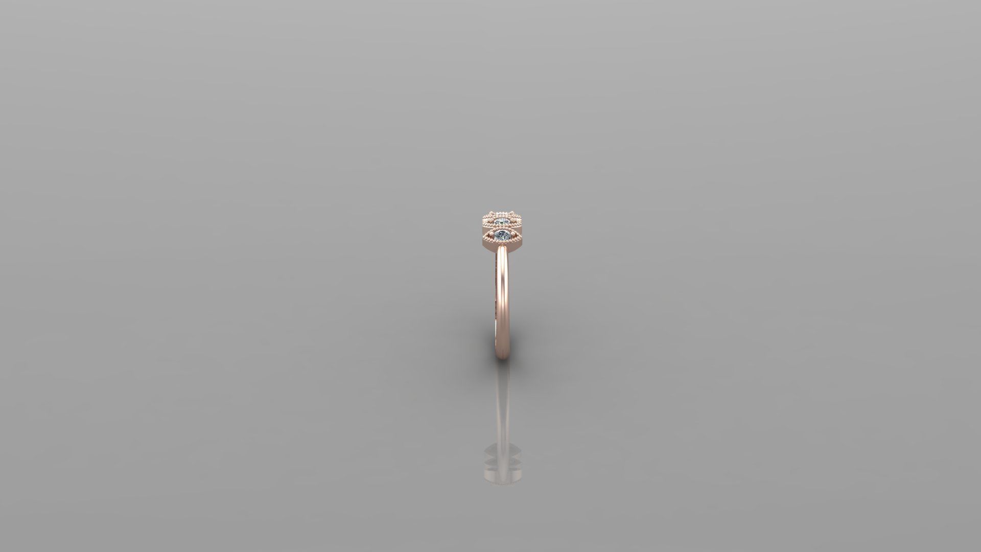 Solitaire Ring Version 1 SR18 3D model_2