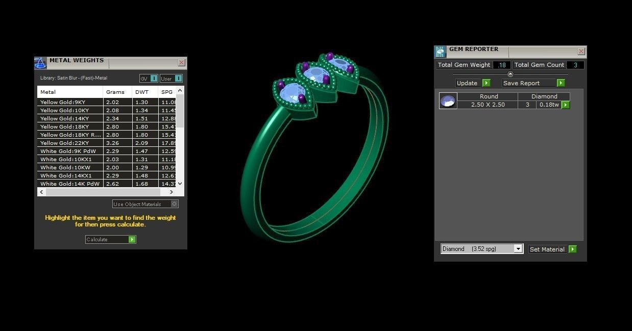 Solitaire Ring Version 1 SR18 3D model_6