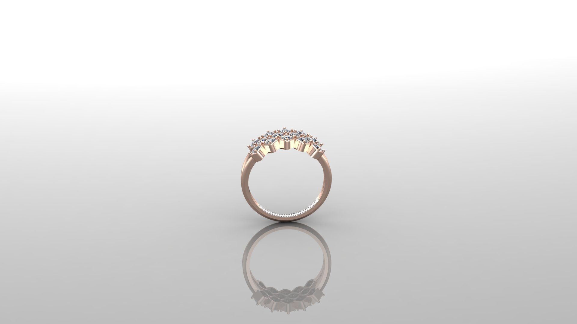 Solitaire Ring Version 1 SR14 3D model_3