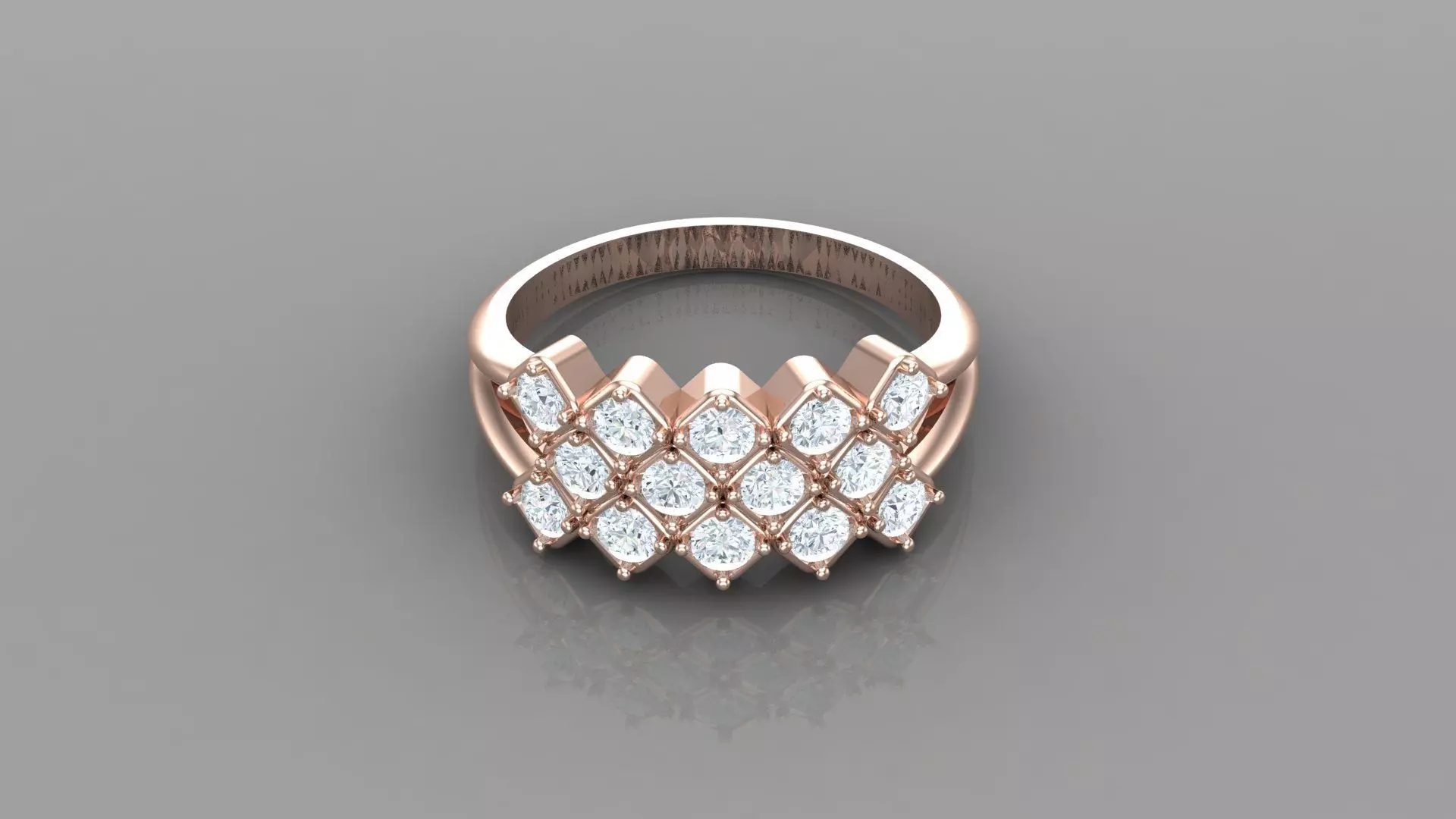 Solitaire Ring Version 1 SR14 3D model_0