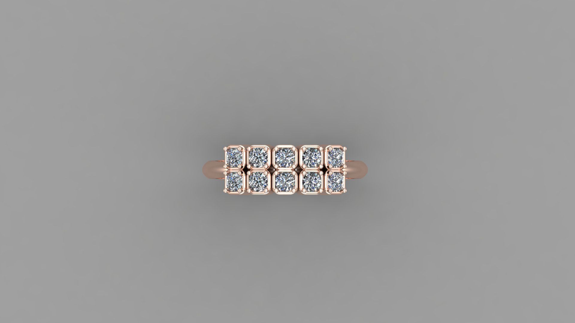 Solitaire Ring Version 1 SR10 3D model_4