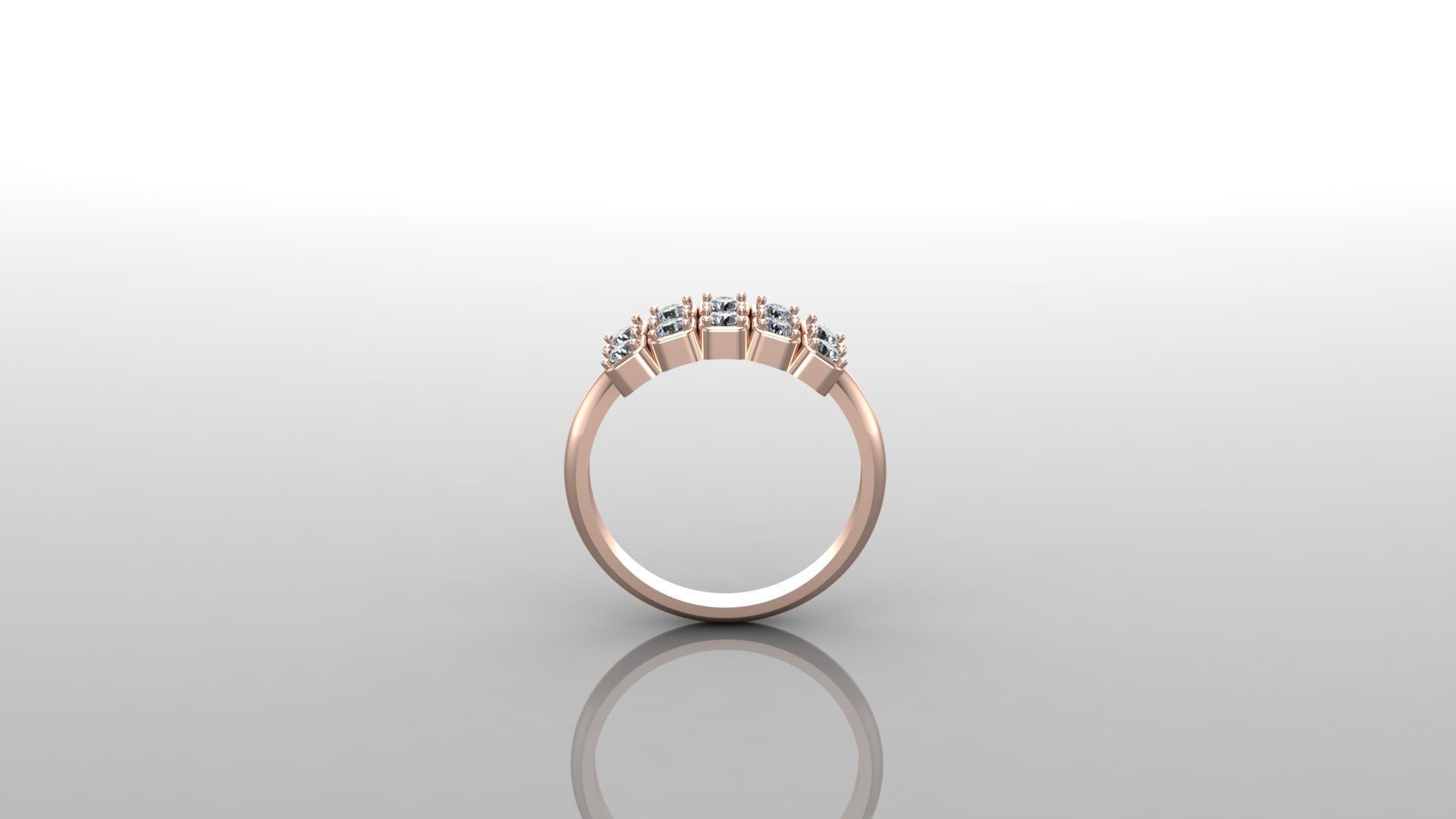 Solitaire Ring Version 1 SR10 3D model_3