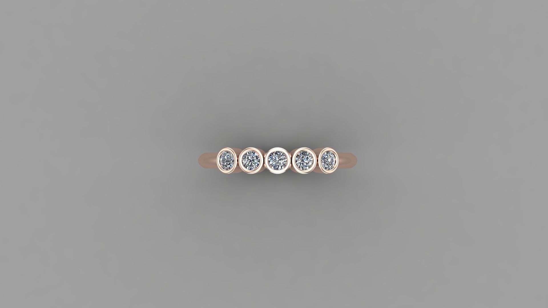 Solitaire Ring SR1 Version 1 3D model_4