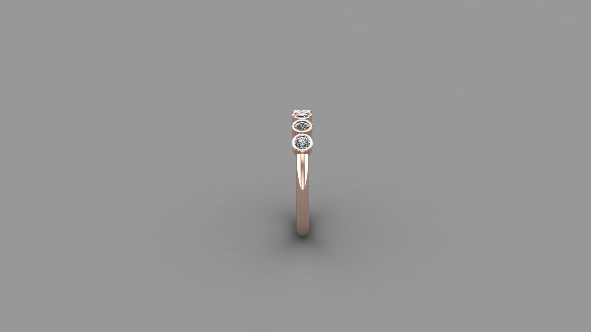Solitaire Ring SR1 Version 1 3D model_2