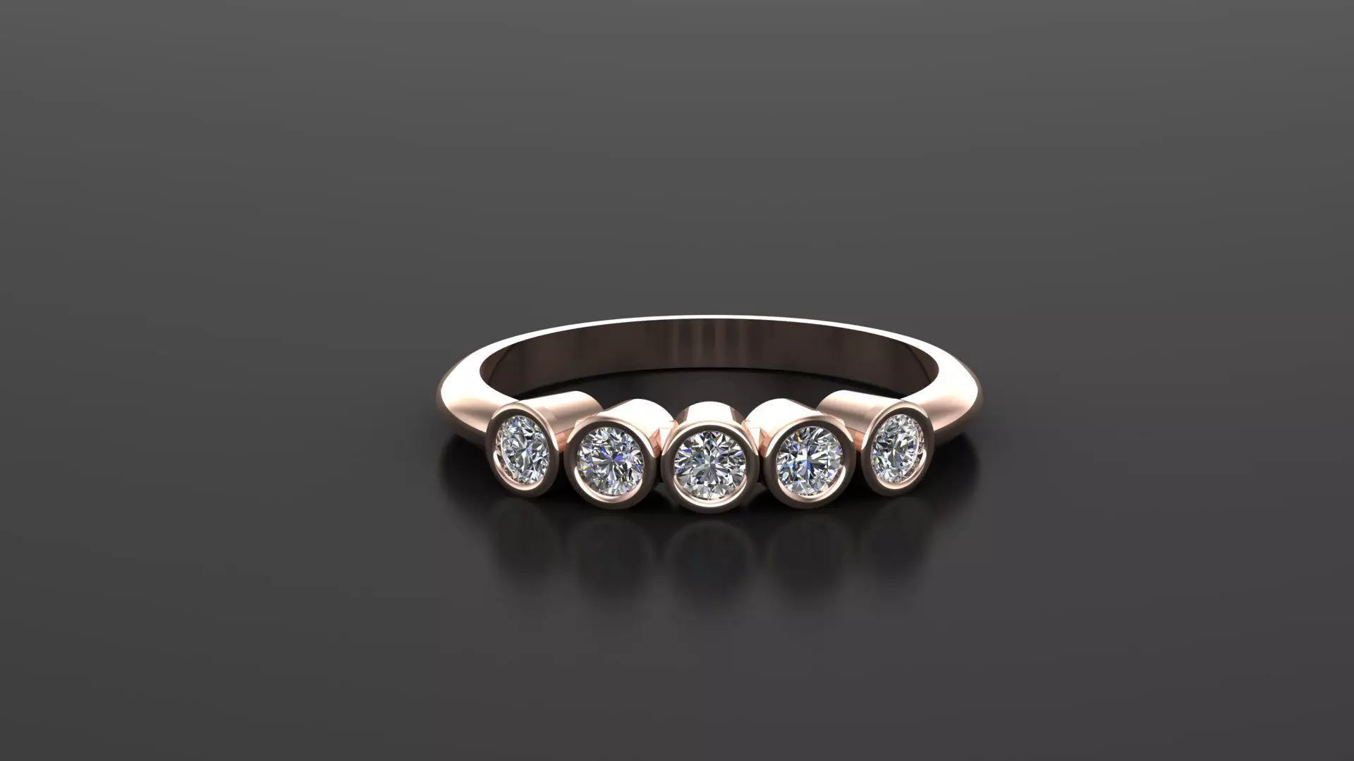 Solitaire Ring SR1 Version 1 3D model_0