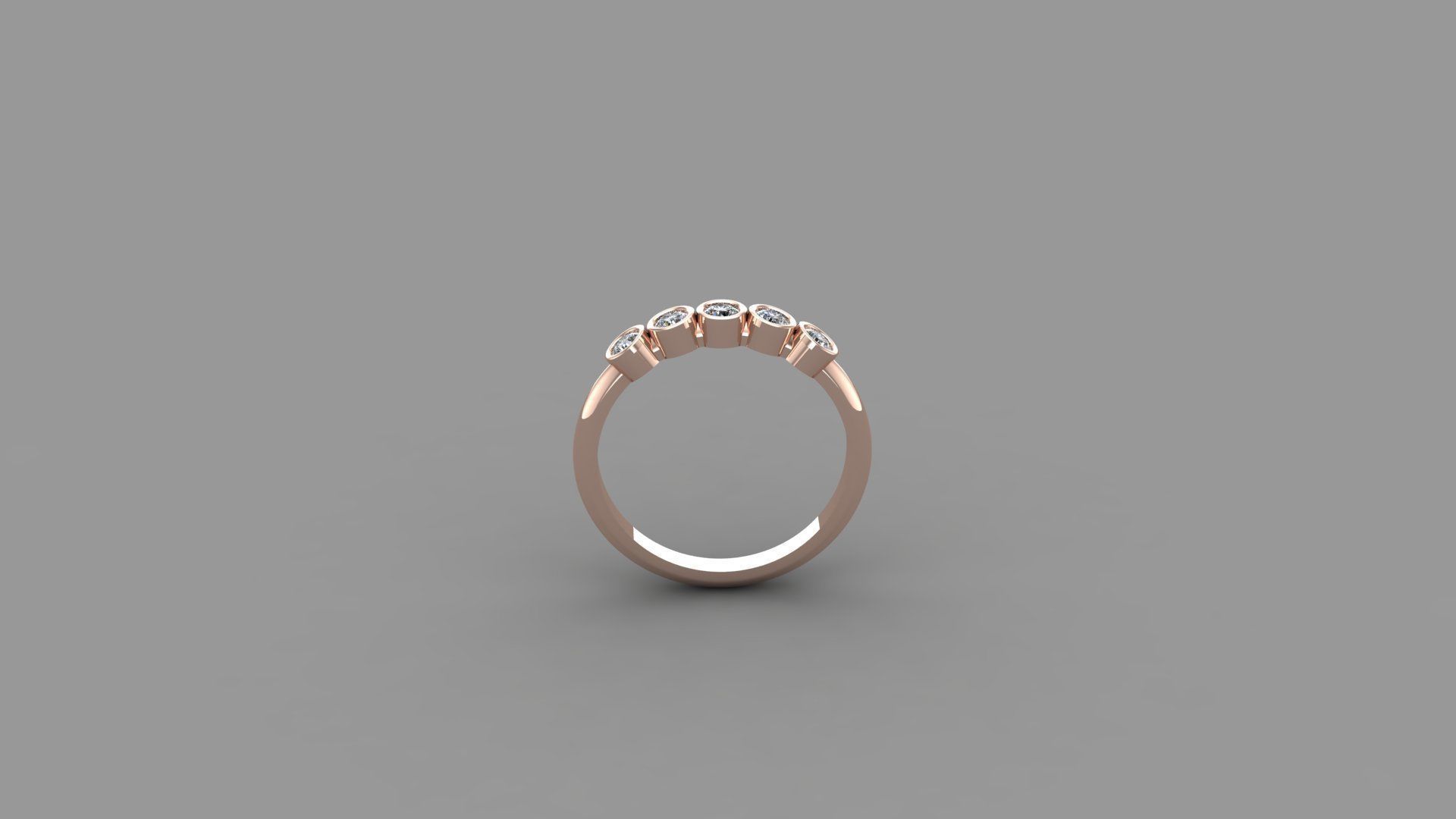 Solitaire Ring SR1 Version 1 3D model_3