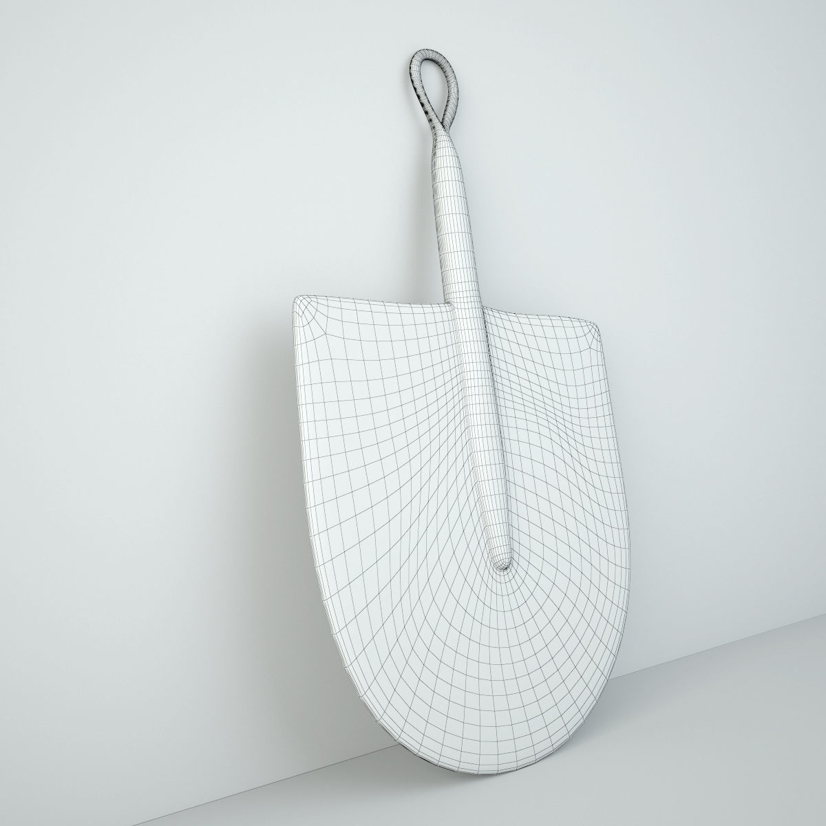 African Handwoven Fan 19 3D model_4