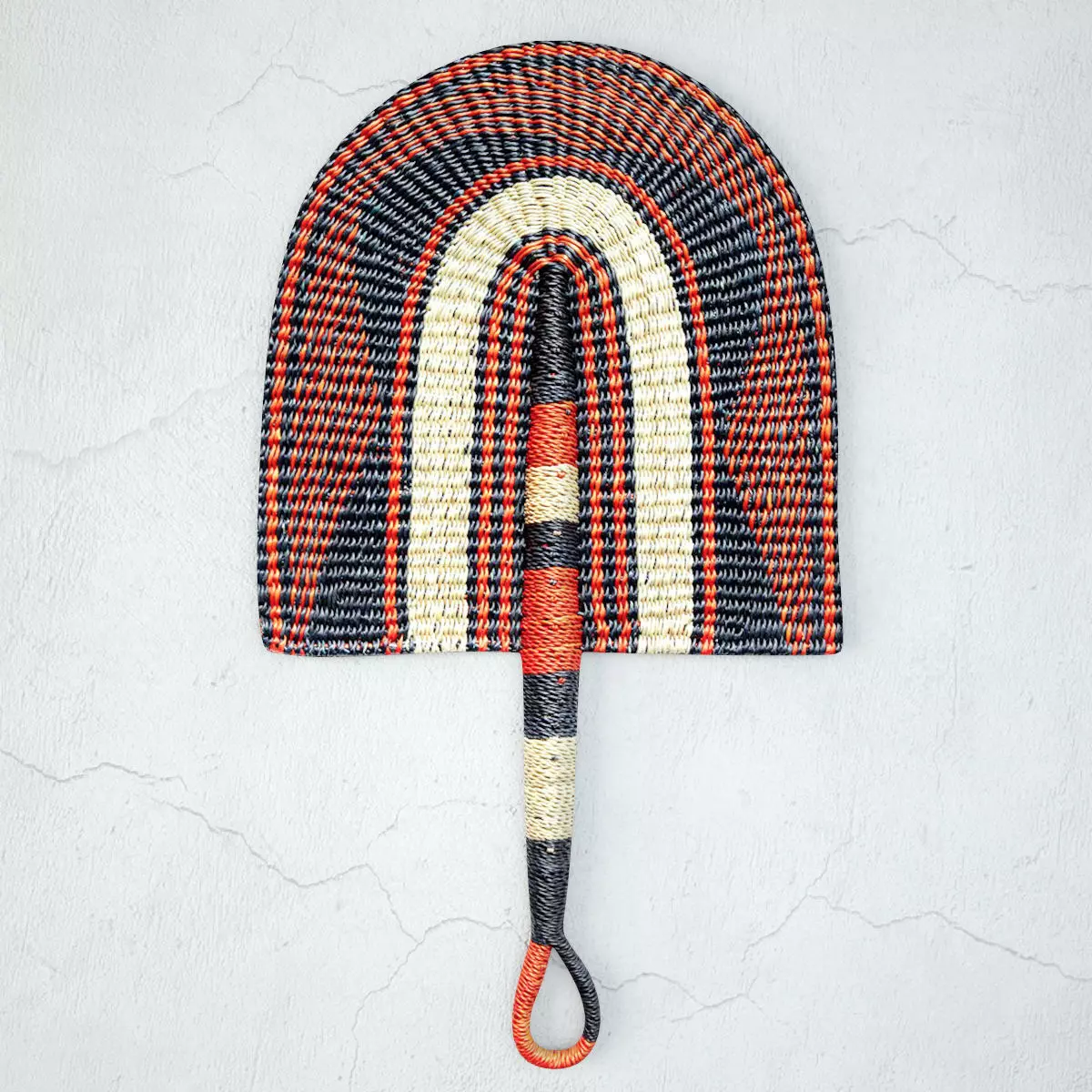 African Handwoven Fan 21 3D model_0