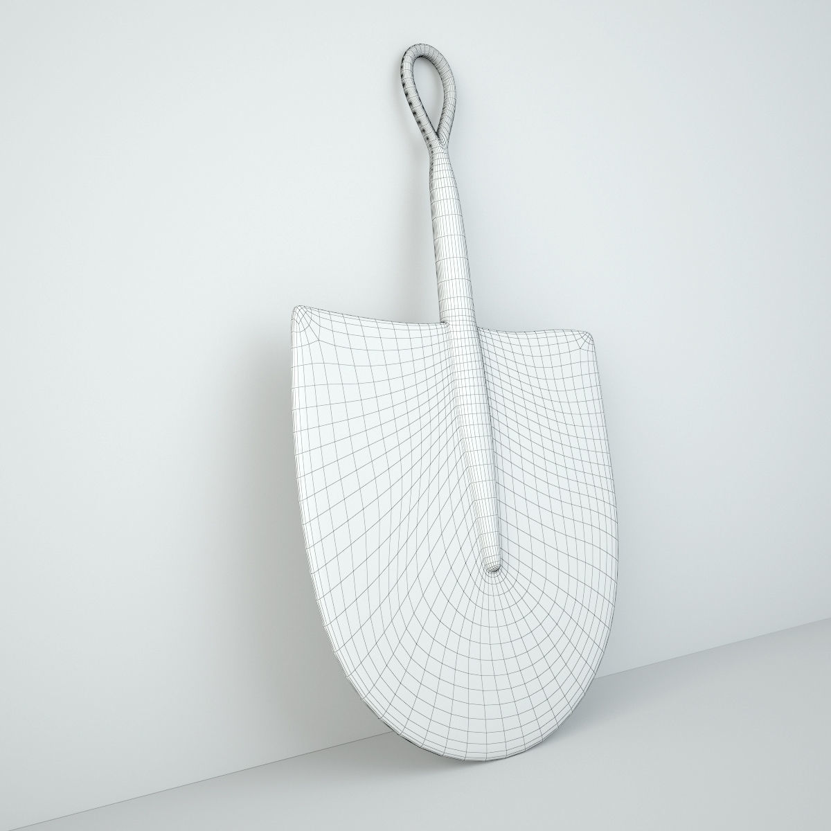 African Handwoven Fan 23 3D model_4