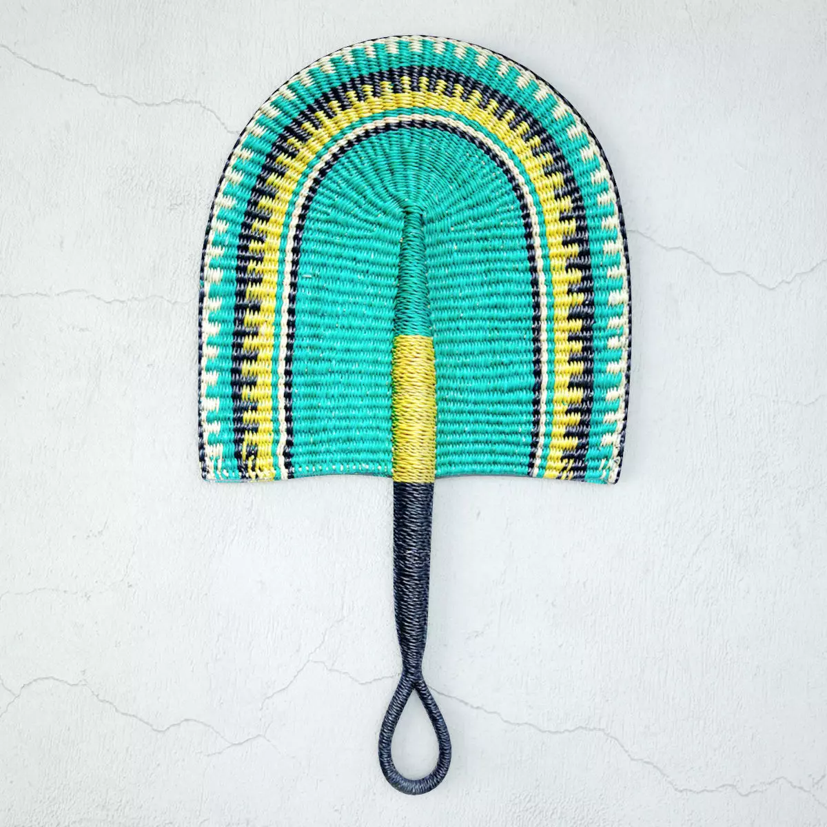 African Handwoven Fan 23 3D model_0