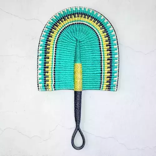 African Handwoven Fan 23 3D model