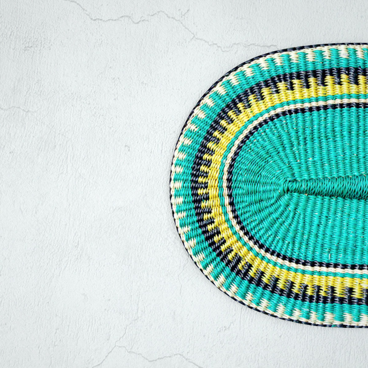 African Handwoven Fan 23 3D model_5