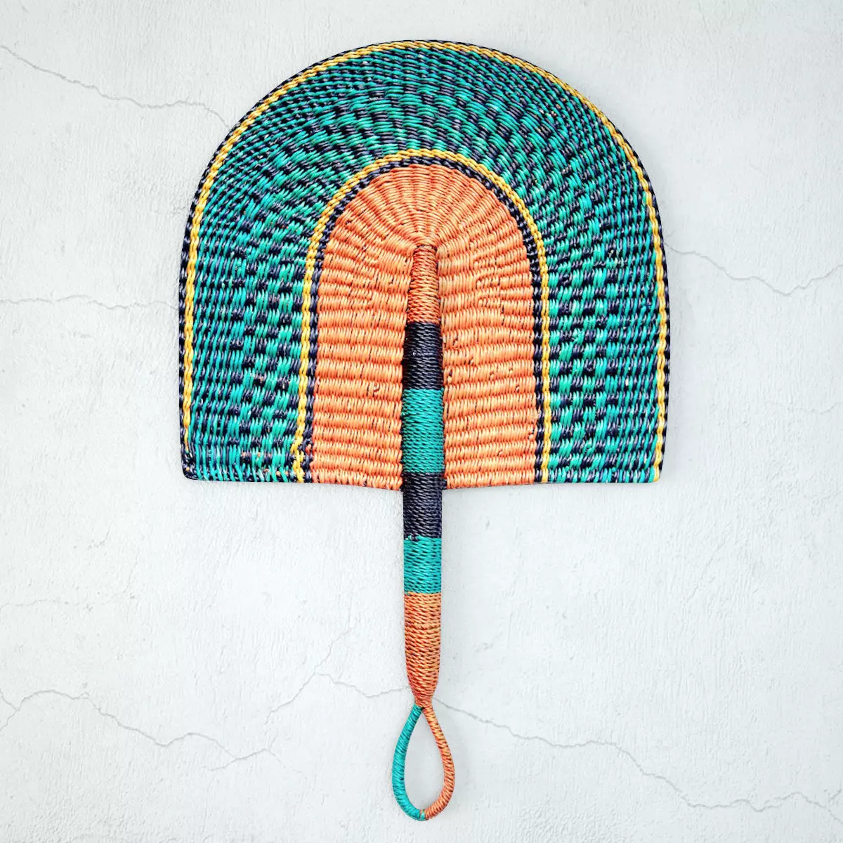 African Handwoven Fan 24 3D model_0