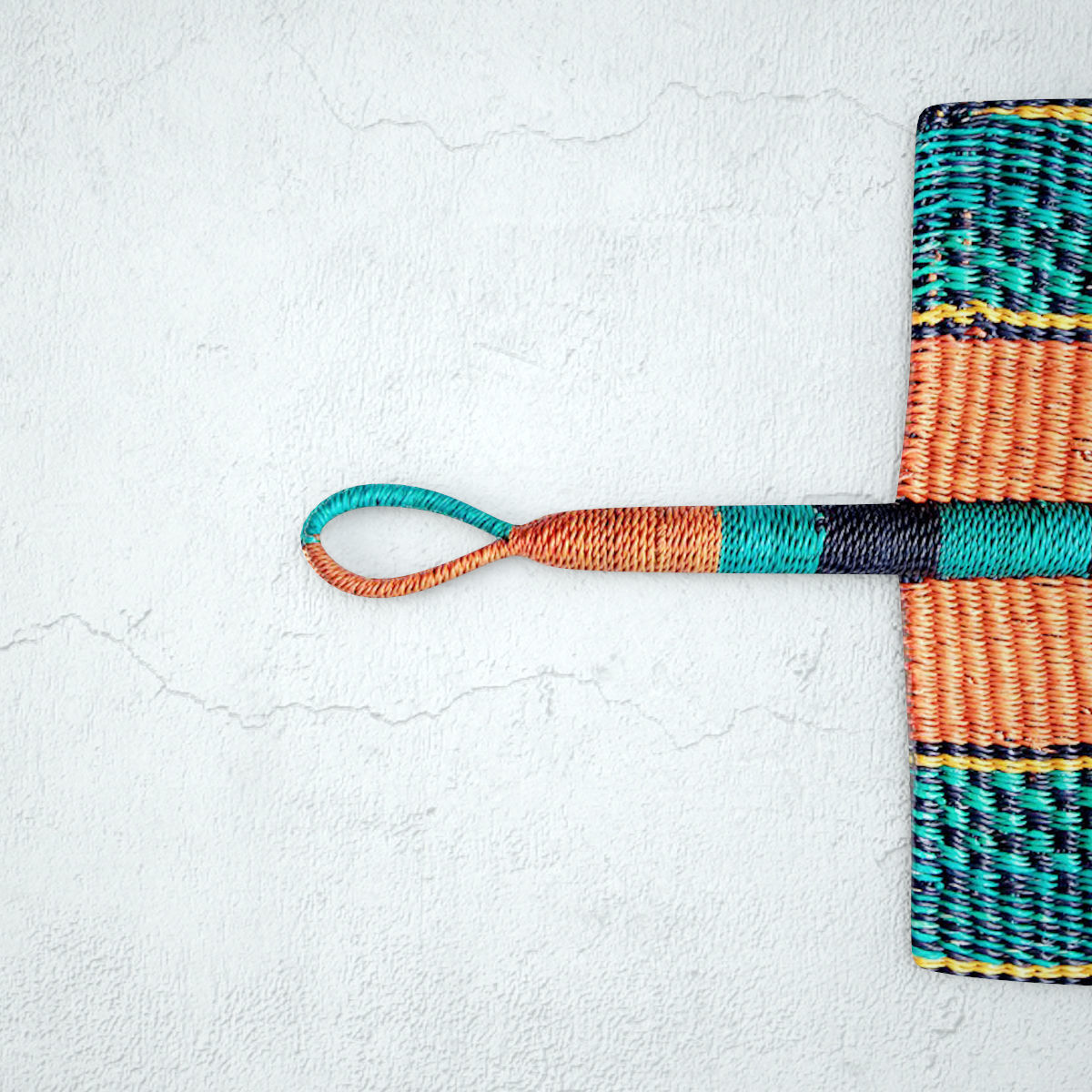 African Handwoven Fan 24 3D model_5